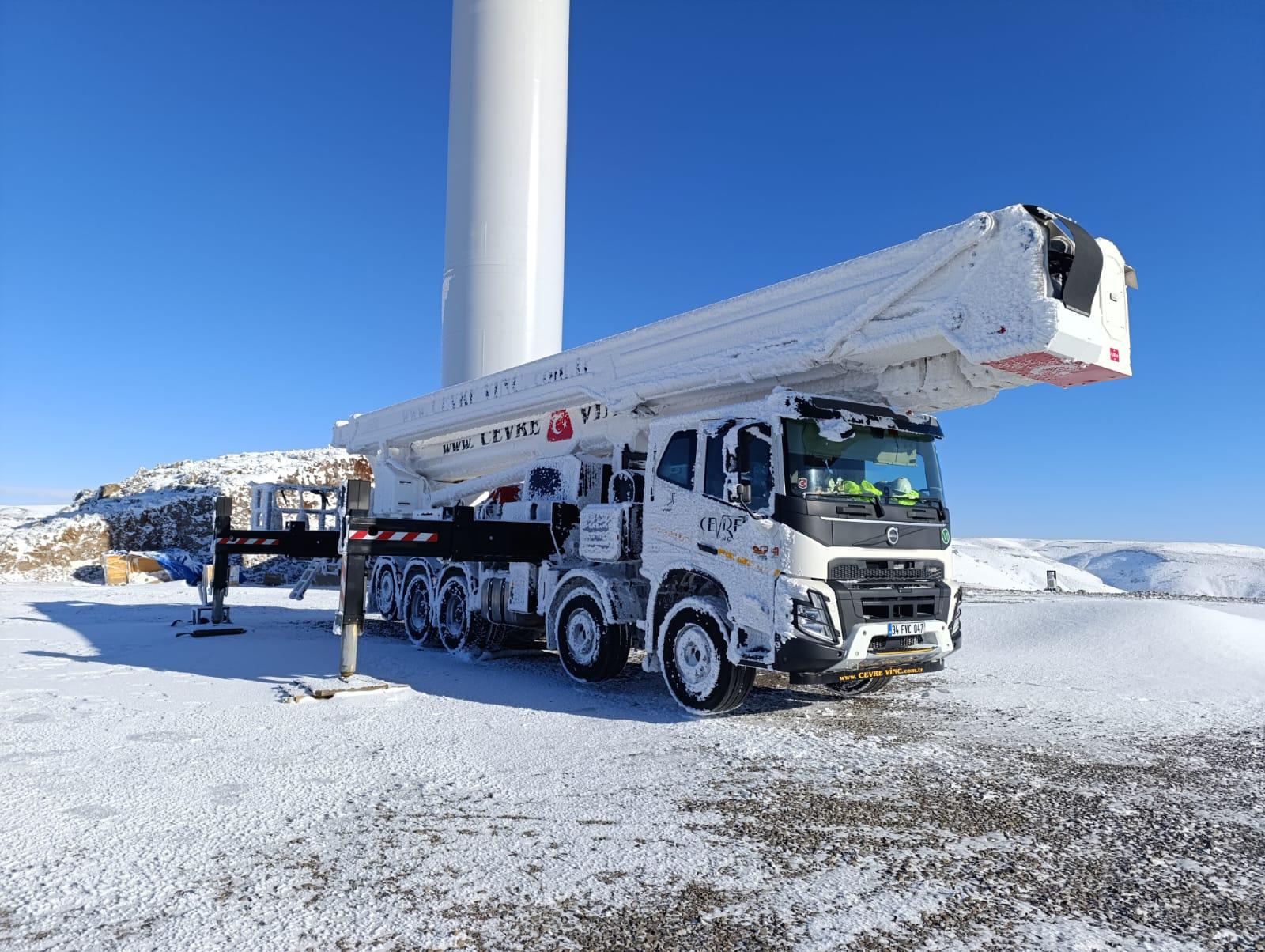 Çevre Vinç - Kırmalı Jumbo Platform